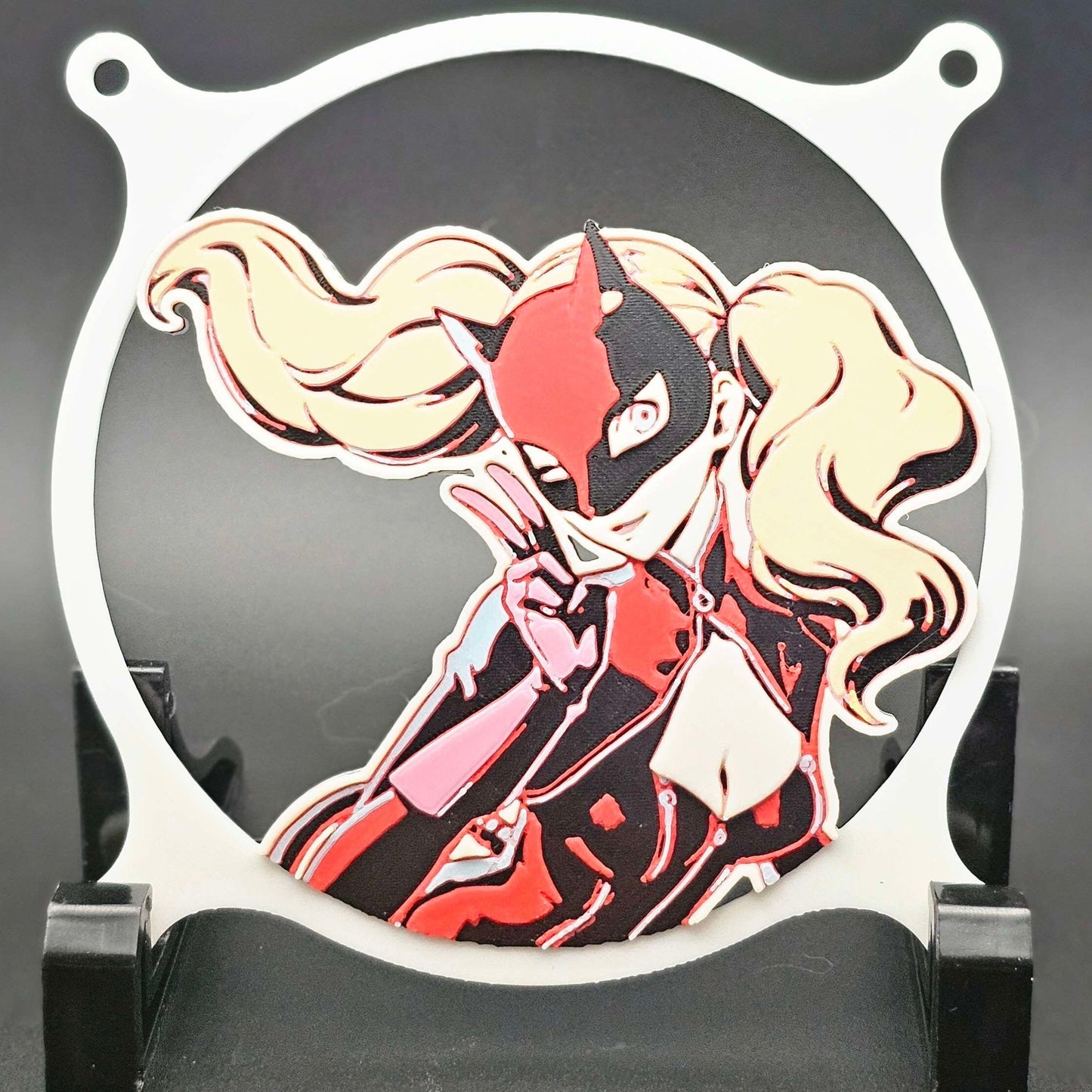 Persona 5 Panther Phantom Thieves Ann Takamaki P5 Custom 3D Printed Artisan Gaming Computer Fan Grill