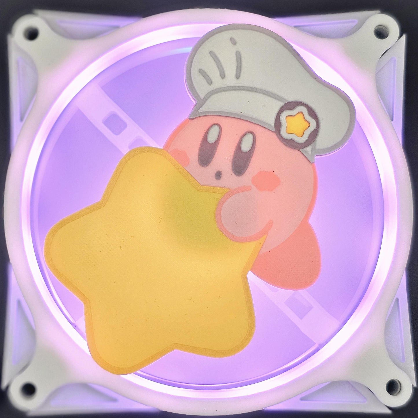 Nintendo Kirby Cafe Star Custom 3D Printed Artisan Gaming Computer Fan Grill