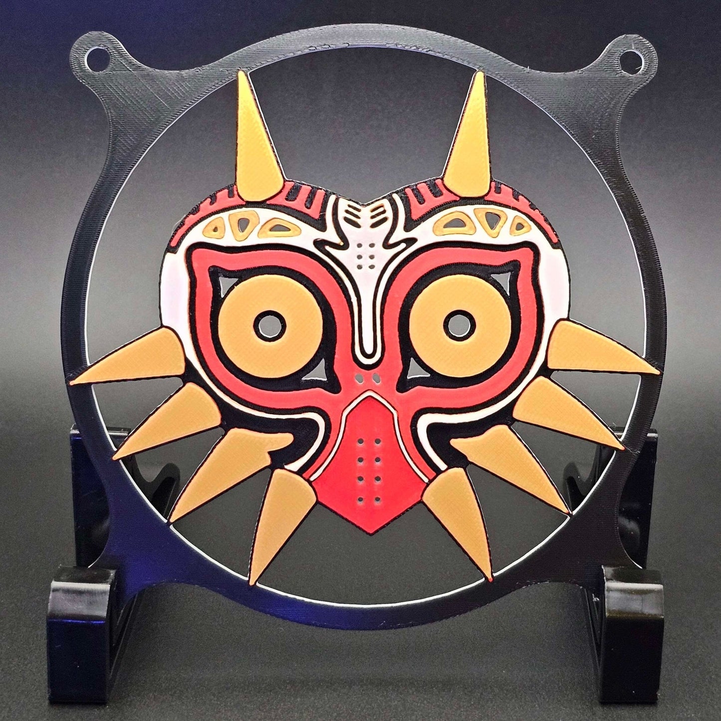 Nintendo Legend of Zelda Majora’s Mask Skull Kid Custom 3D Printed Artisan Gaming Computer Fan Grill