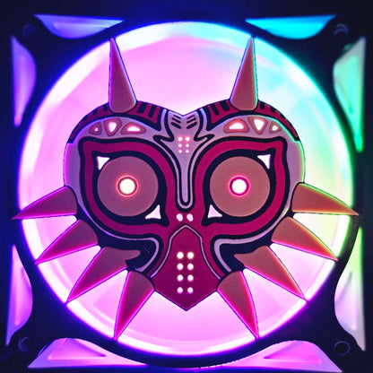 Nintendo Legend of Zelda Majora’s Mask Skull Kid Custom 3D Printed Artisan Gaming Computer Fan Grill