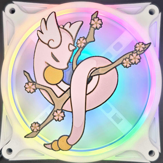 Pokemon Dragonair Cherry Blossom Custom 3D Printed Artisan Gaming Computer Fan Grill - Classic Edition -