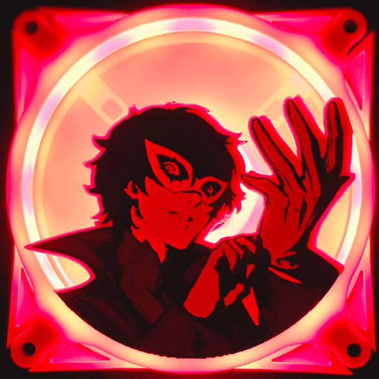 Persona 5 Joker Phantom Thieves P5 Custom 3D Printed Artisan Gaming Computer Fan Grill