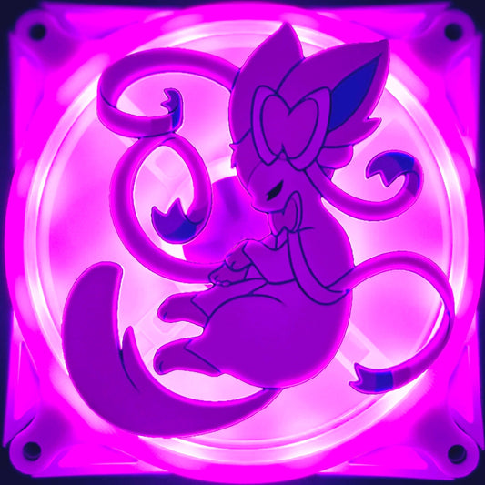 Pokemon Sylveon Custom 3D Printed Artisan Gaming Computer Fan Grill