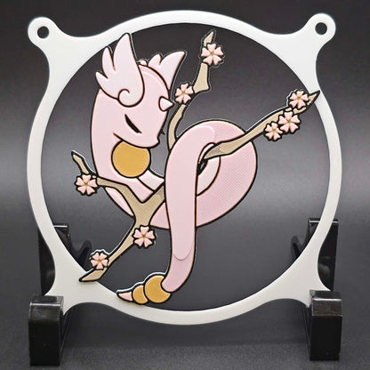 Pokemon Dragonair Cherry Blossom Custom 3D Printed Artisan Gaming Computer Fan Grill - Classic Edition -