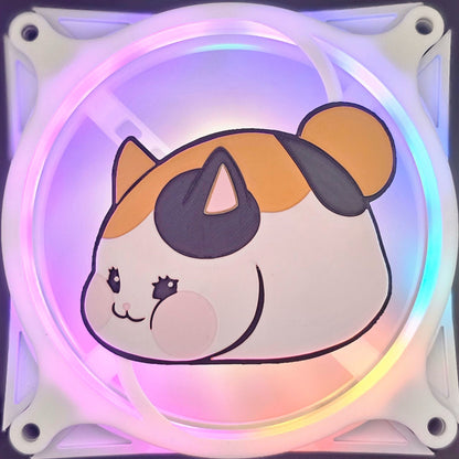 Final Fantasy XIV 14 FFXIV Fat Cat Minion Custom 3D Printed Artisan Gaming Computer Fan Grill