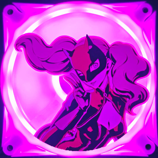 Persona 5 Panther Phantom Thieves Ann Takamaki P5 Custom 3D Printed Artisan Gaming Computer Fan Grill