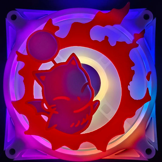 Final Fantasy XIV 14 FFXIV Moogle Meteor Custom 3D Printed Artisan Gaming Computer Fan Grill