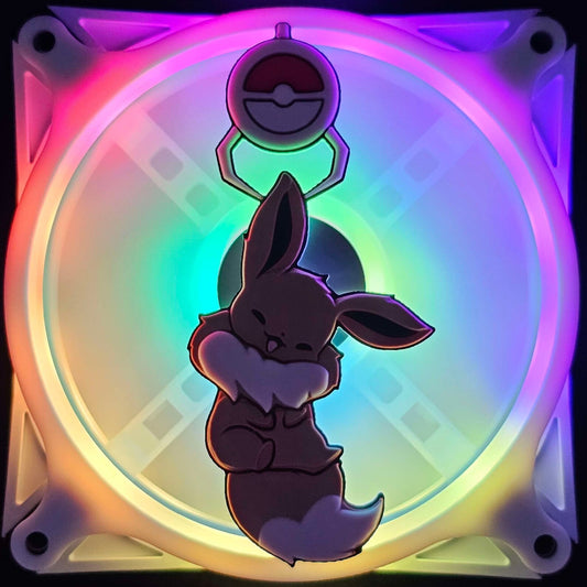 Pokemon Eevee Arcade Claw Machine Custom 3D Printed Artisan Gaming Computer Fan Grill - Classic Edition -