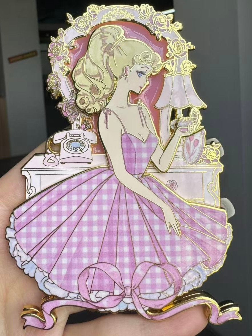 [LIMITED EDITION] Girl with Ribbon Enamel Pin *Early Access*